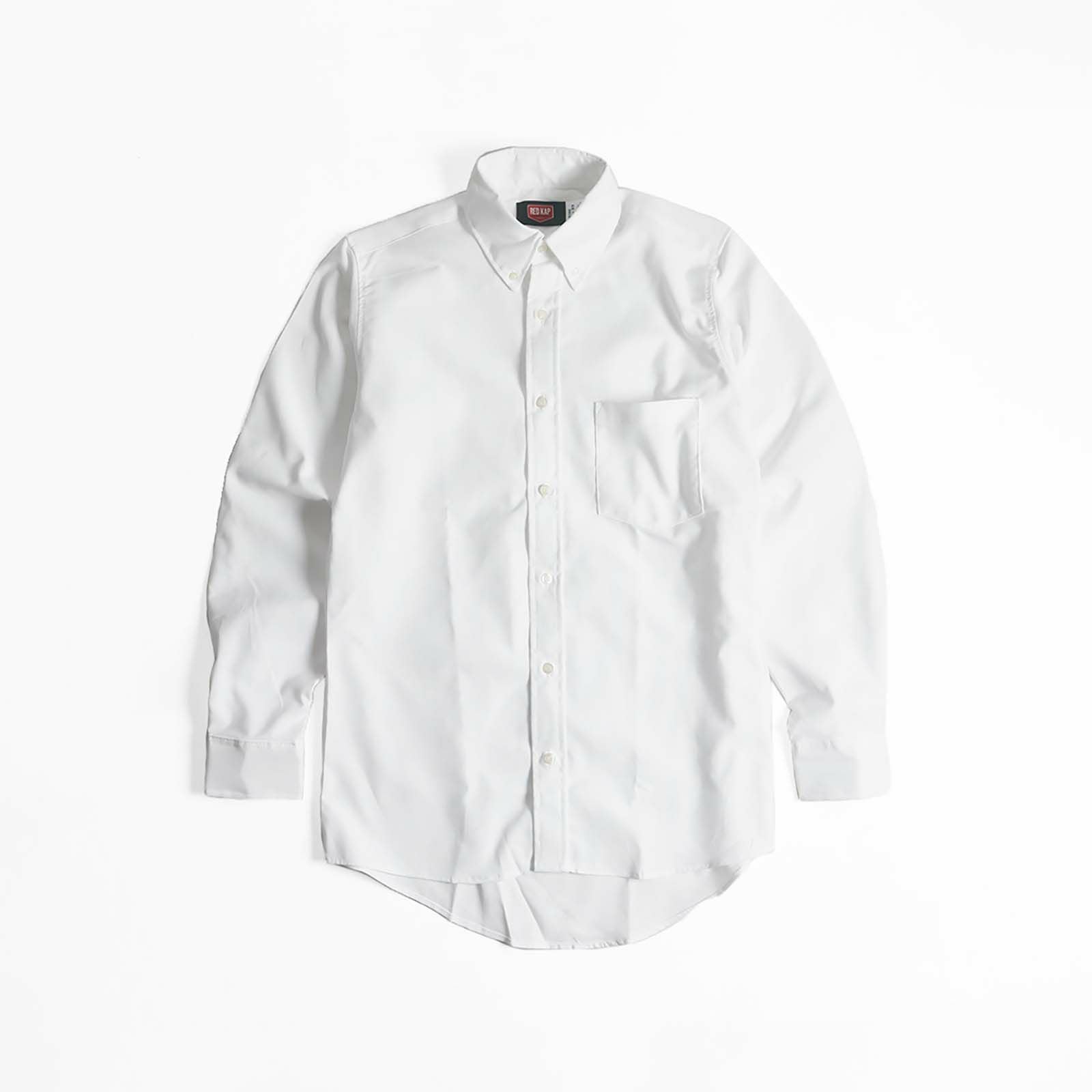レッドキャップREDKAP#SR70長袖オックスフォードドレスシャツEXECUTIVEOXFORDDRESSSHIRT｜メンズオックスシャツシンプルボタンダウンシワ防止加工汚れにくいホワイトグレーブルー白無地