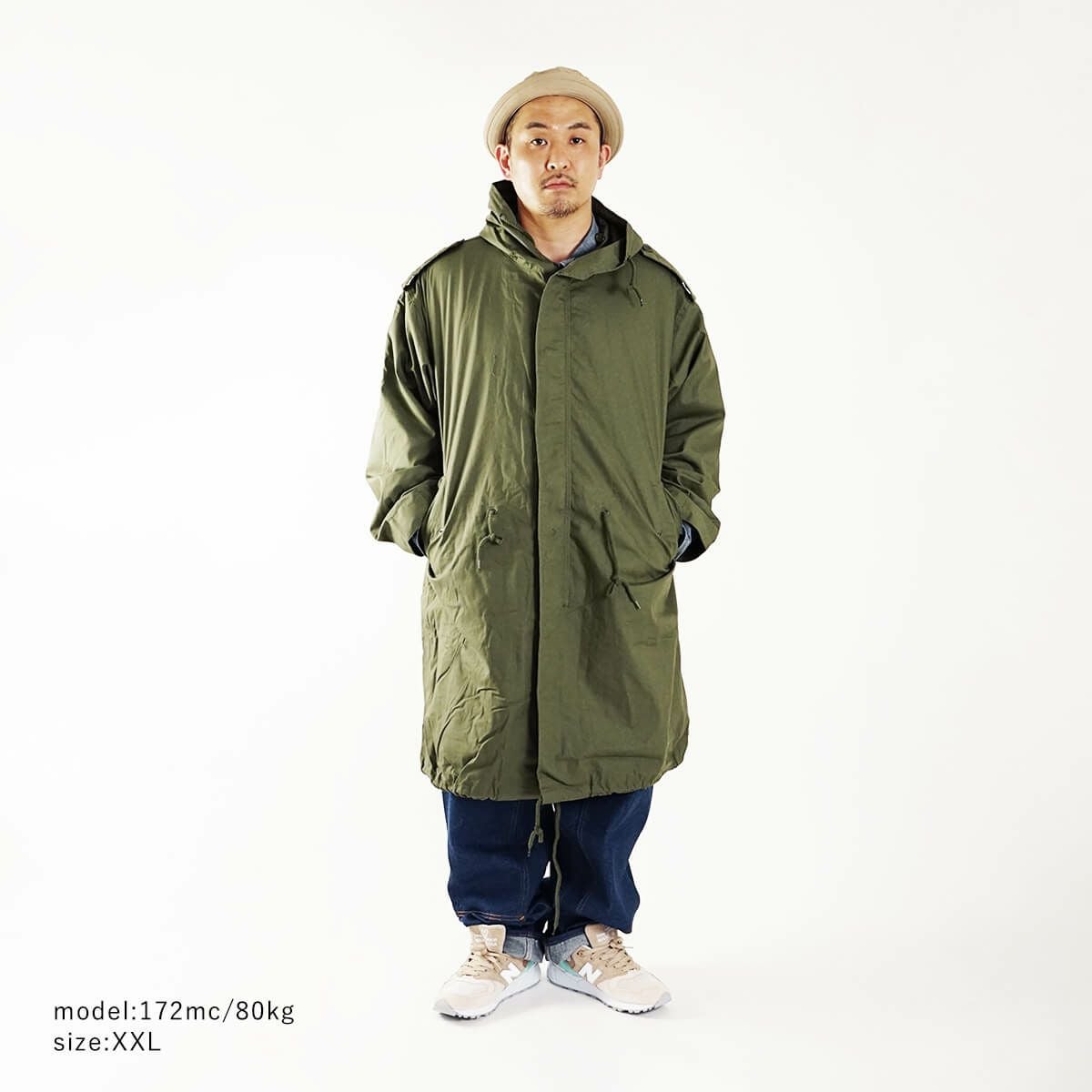 ロスコROTHCOM-51フィッシュテールパーカーBIGSIZE