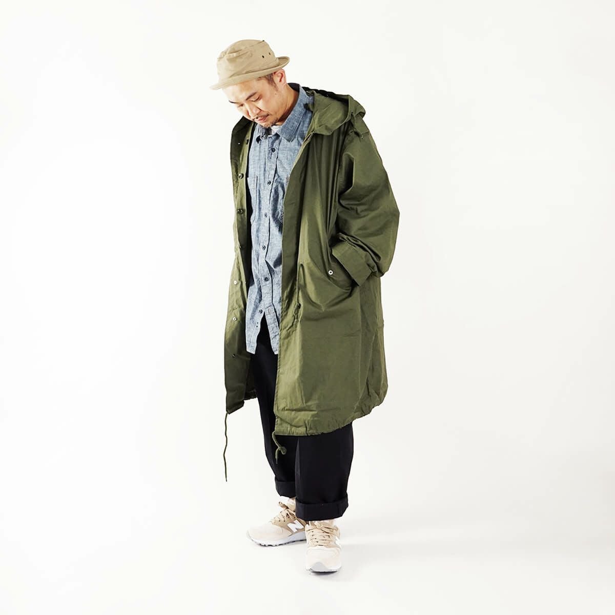 ロスコROTHCOM-51フィッシュテールパーカーBIGSIZE