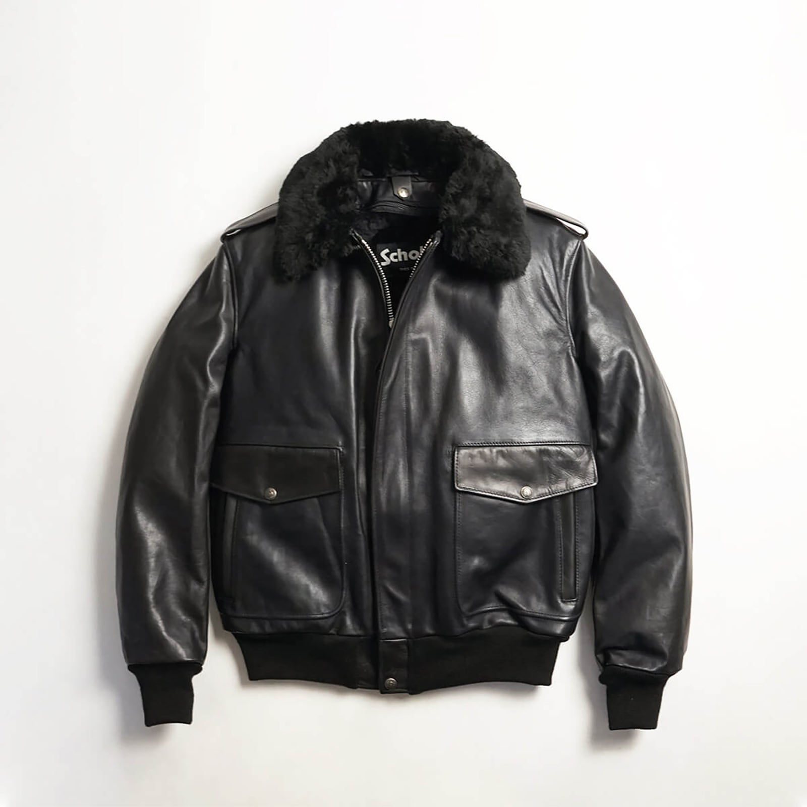 ショットSCHOTT184SMA-2レザーフライトジャケット
