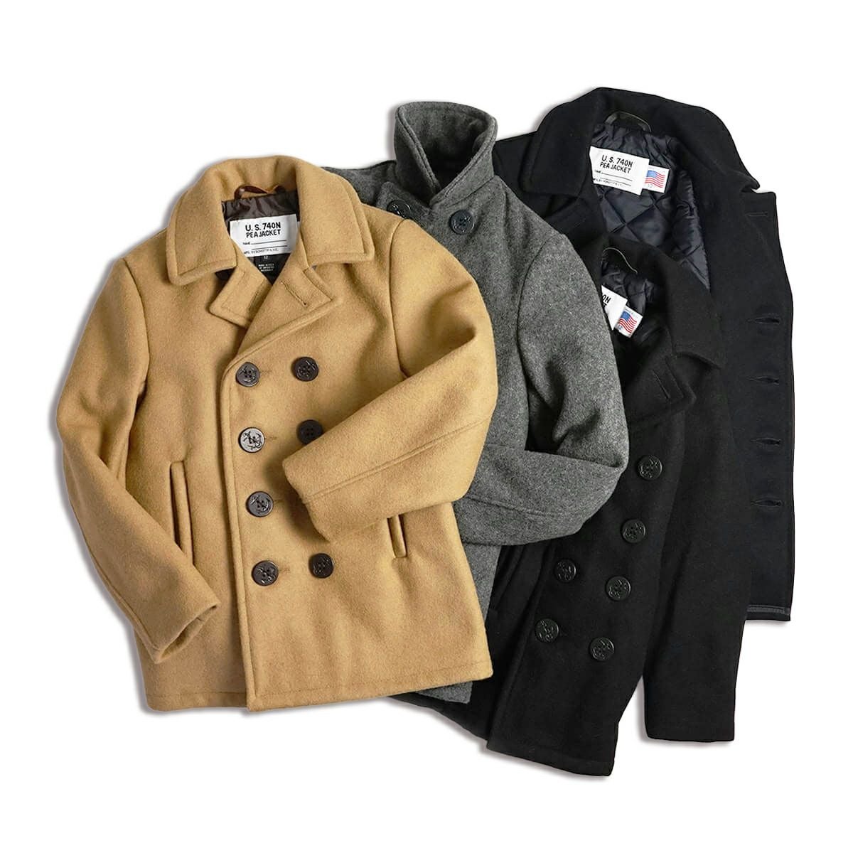 ショット SCHOTT 740B ボーイズ ウール ダブル ピーコート | Jalana