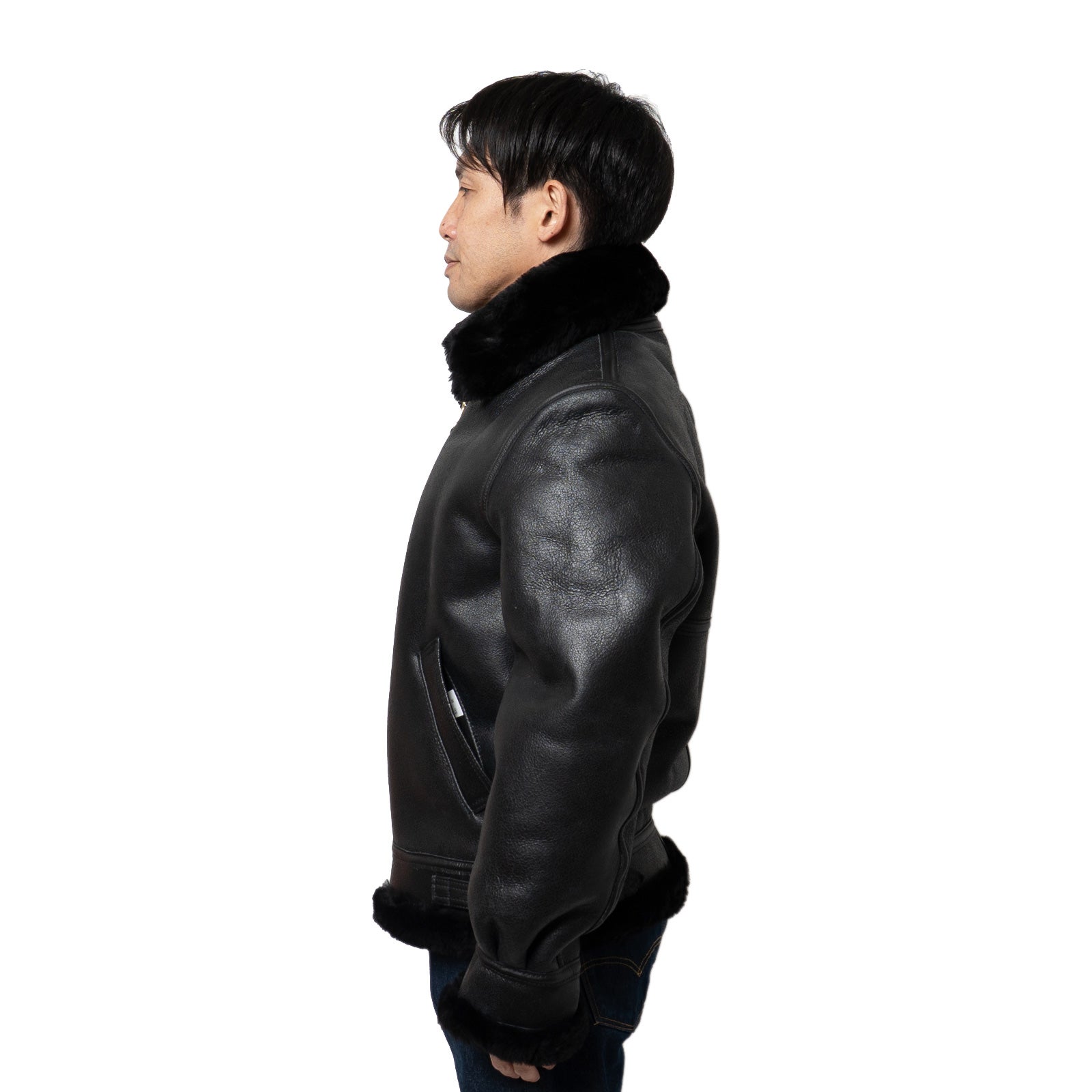 ショットSCHOTT257SB-3シープスキンボマージャケット