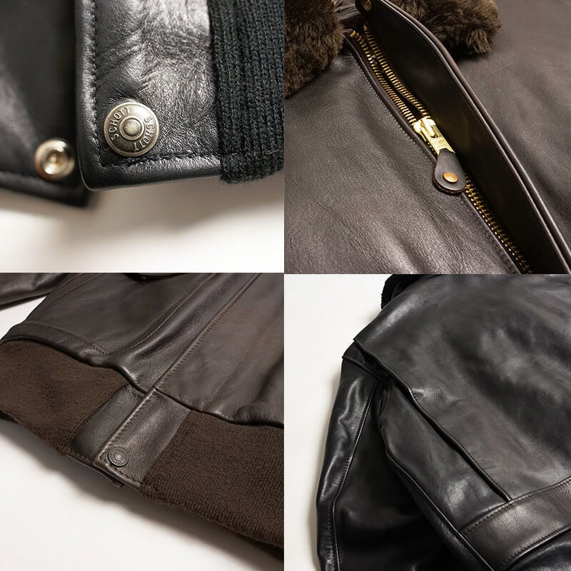 ショットSCHOTT184SMA-2レザーフライトジャケットBIGSIZE