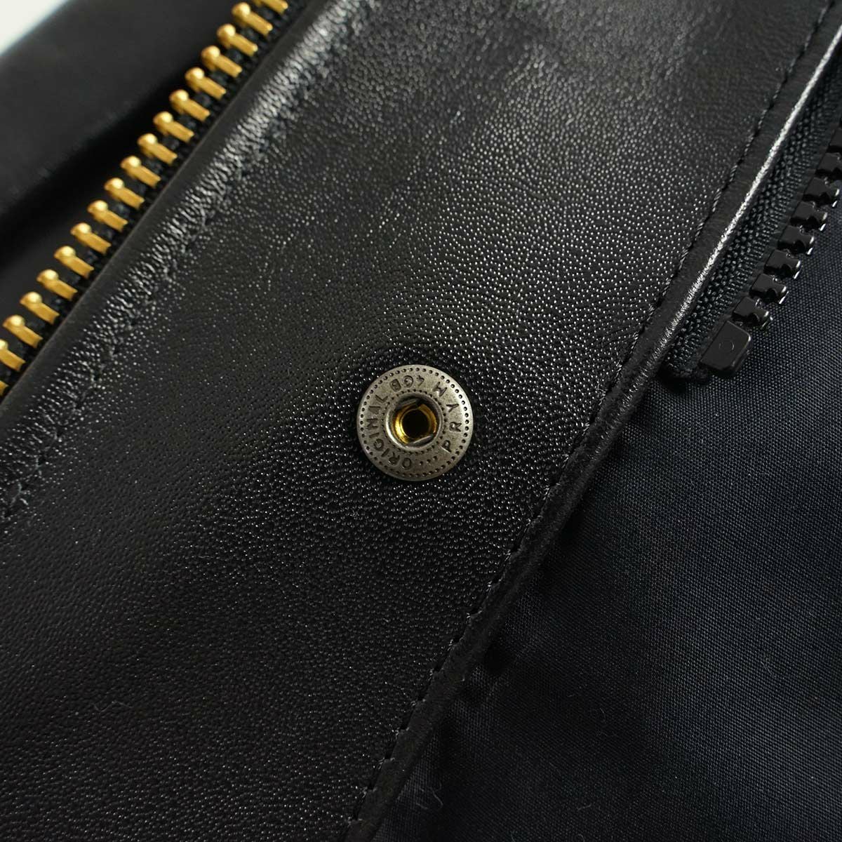 バンソンVANSONMODELBシングルライダースブラック(アメリカ製米国製スタンドカラーレザージャケット革ジャン）