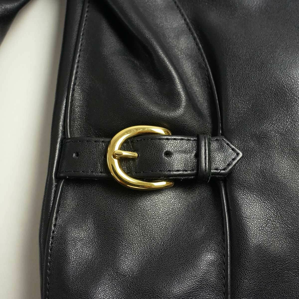 バンソンVANSONMODELBシングルライダースブラック(アメリカ製米国製スタンドカラーレザージャケット革ジャン）