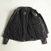 バンソンVANSONENFシングルライダースブラック(アメリカ製米国製エンフィールド襟付レザージャケット革ジャン）