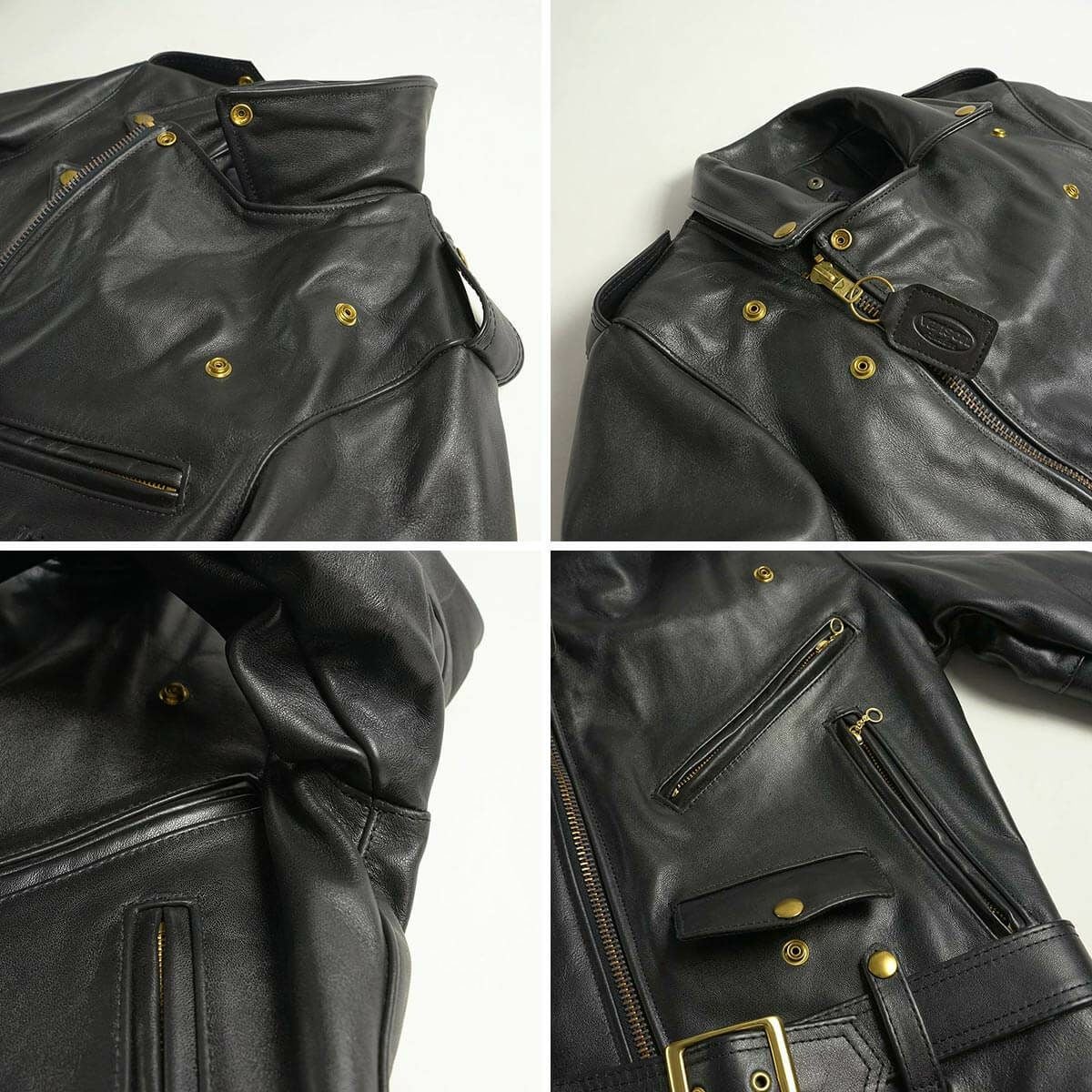 バンソンVANSONC2ダブルライダースブラック(アメリカ製米国製レザージャケット革ジャン）