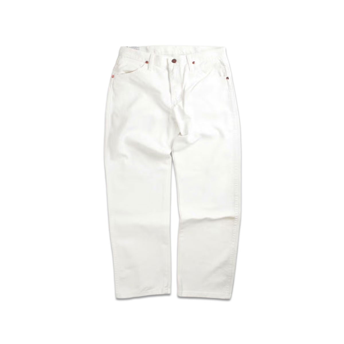 ラングラーWrangler13MWZカウボーイカットジーンホワイト｜COWBOYCUTJEANWHITEメンズ綿コットン100％サイズウエスト28-42レングス30-36ストレートシルエット後染めカラーデニム11.5オンスオリジナルモデル