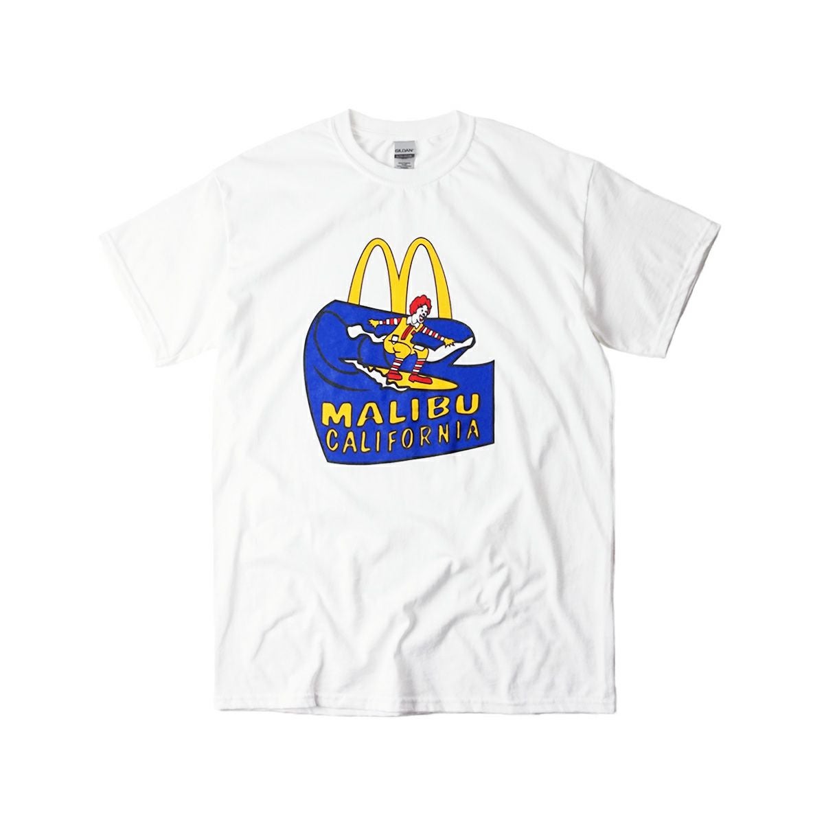 BTS x マクドナルド Tシャツ Mサイズ BTS x MDBonalds Official Logo Short Sleeve T-Shirt And Pouch