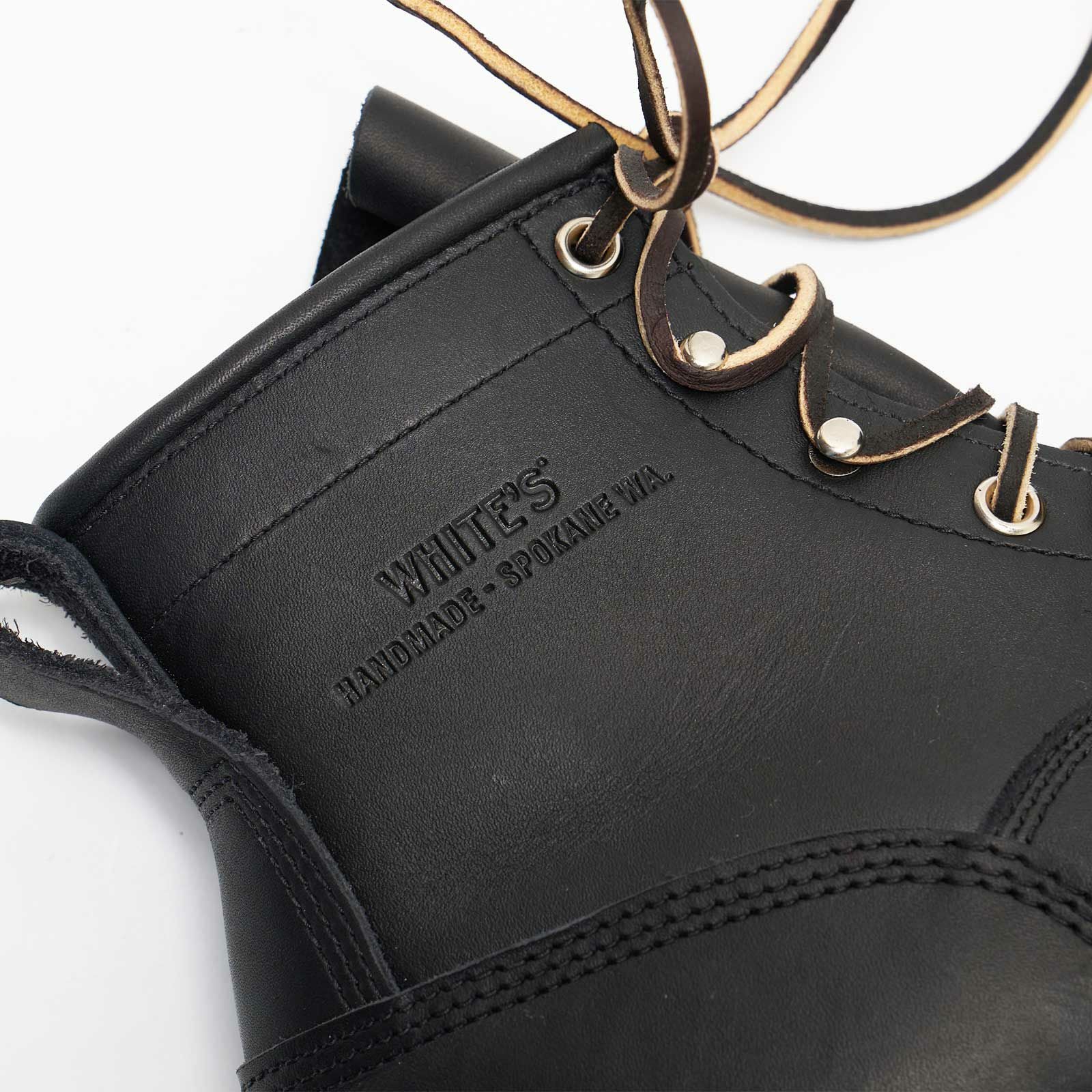 ホワイツブーツWHITE’SBOOTSスモークジャンパー6"ブラックドム