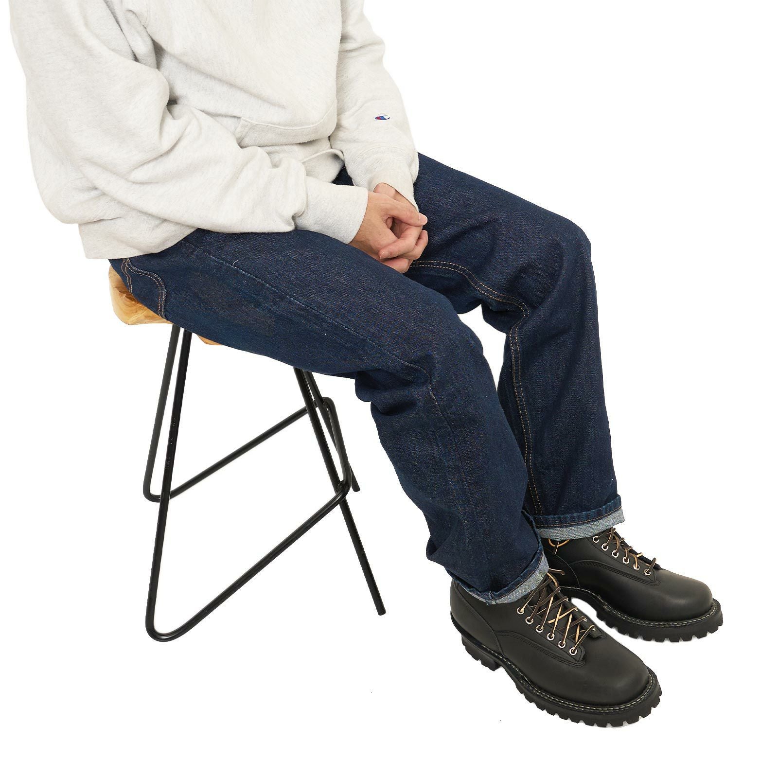 ホワイツブーツWHITE’SBOOTSスモークジャンパー6"ブラックドム