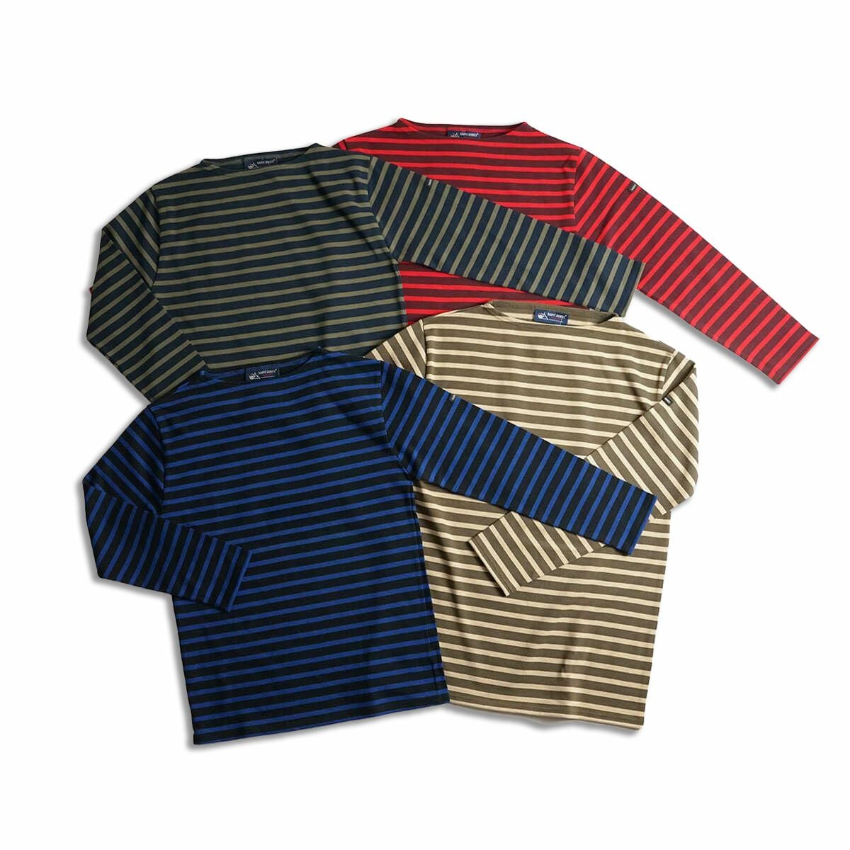 セントジェームス SAINT JAMES 長袖 ボーダー バスクシャツ SAINT JAMES（セントジェームス） Saint Jamesセントジェームスの