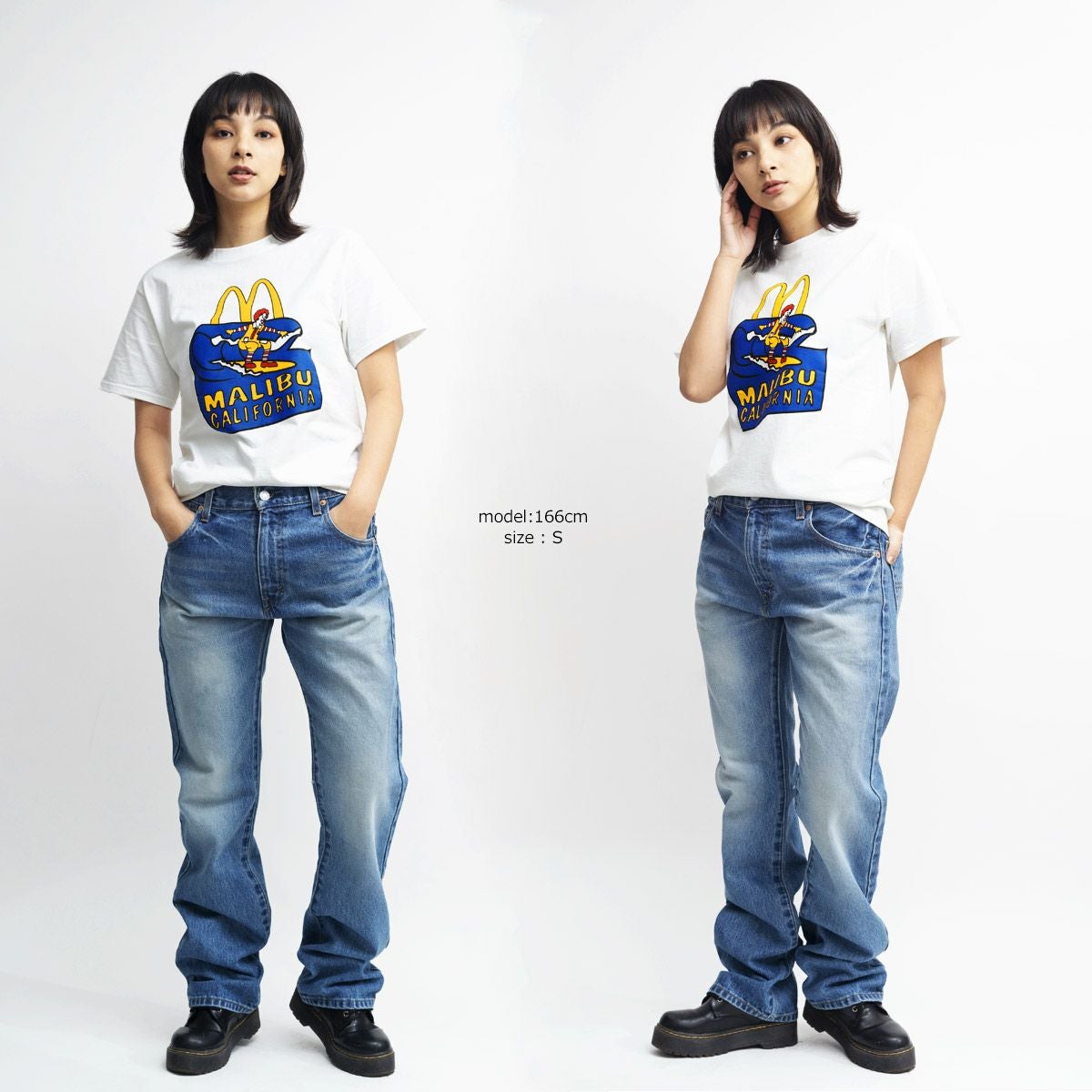マクドナルドTシャツ波乗りドナルドマリブ店限定ホワイト