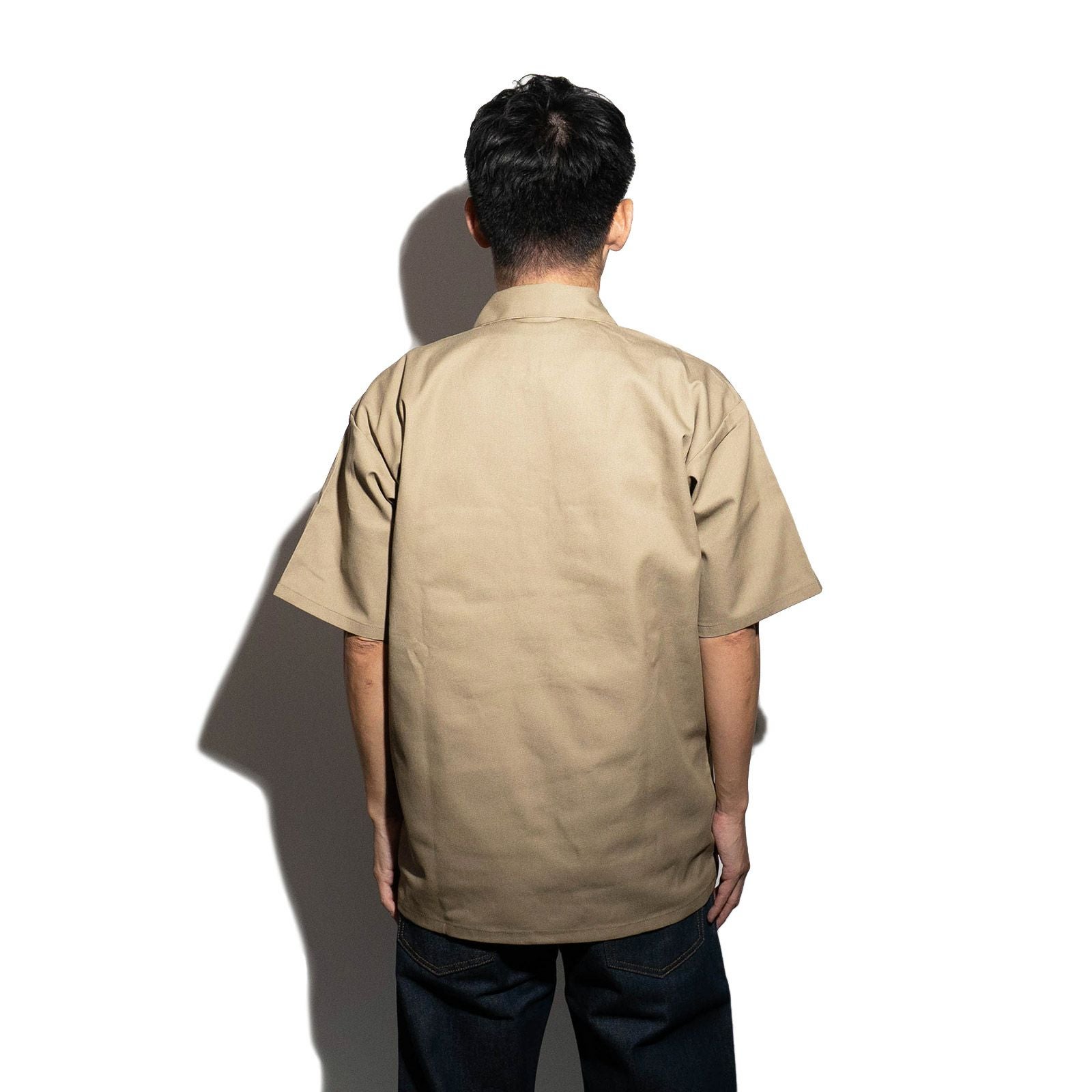 ベンデイビスBENDAVIS半袖1/2ジップワークシャツアメリカ流通モデル