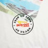 インアンドアウトバーガー半袖Tシャツ198840thアニバーサリーホワイト