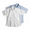 インディビジュアライズドシャツINDIVIDUALIZEDSHIRTS半袖ボタンダウンシャツケンブリッジオックスフォード(アメリカ製前開きフルボタン）