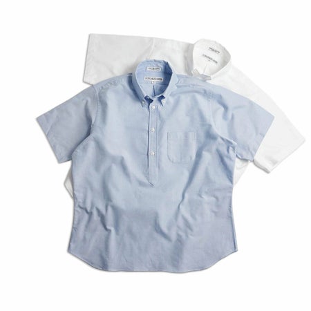 インディビジュアライズドシャツINDIVIDUALIZEDSHIRTS半袖ボタンダウンプルオーバーシャツケンブリッジオックスフォード(アメリカ製プルオーバー）