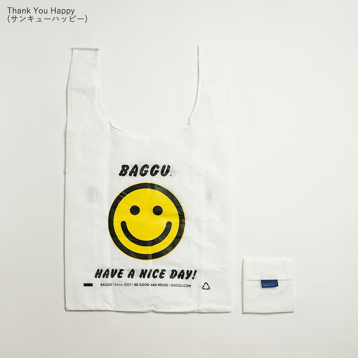 バグゥBAGGUショッピングバッグスタンダードバグゥ(メンズレディースユニセックスエコバッグショッパー折り畳み携帯コンパクト大型おしゃれ)