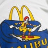 マクドナルド長袖Tシャツ波乗りドナルドマリブ店限定ホワイト