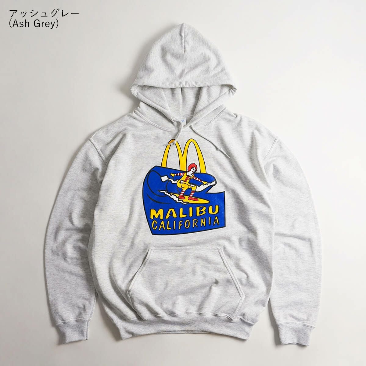 マクドナルドプルオーバーフードスウェット波乗りドナルドマリブ店限定