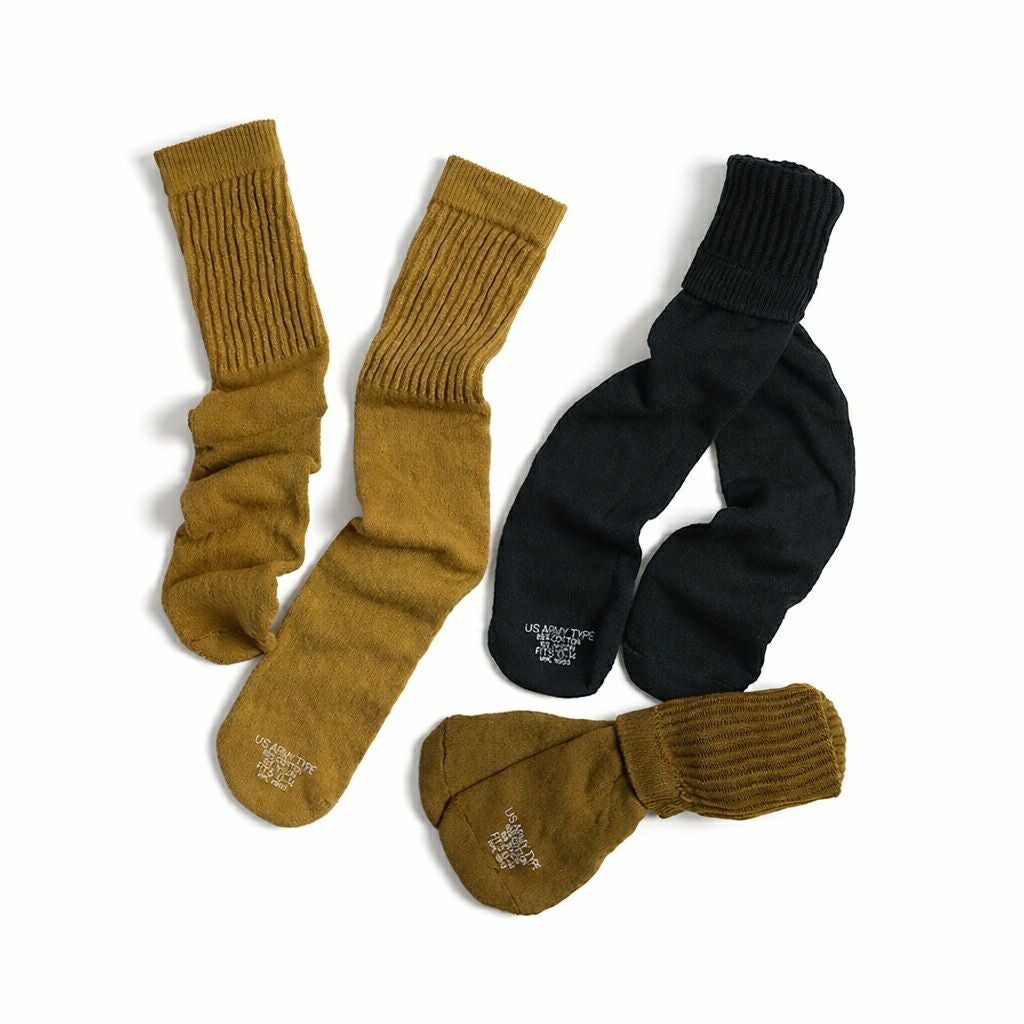 ロスコROTHCOG.I.スタイルチューブソックス（メンズワンサイズコットン/ナイロンミリタリーアメリカ製米国製）