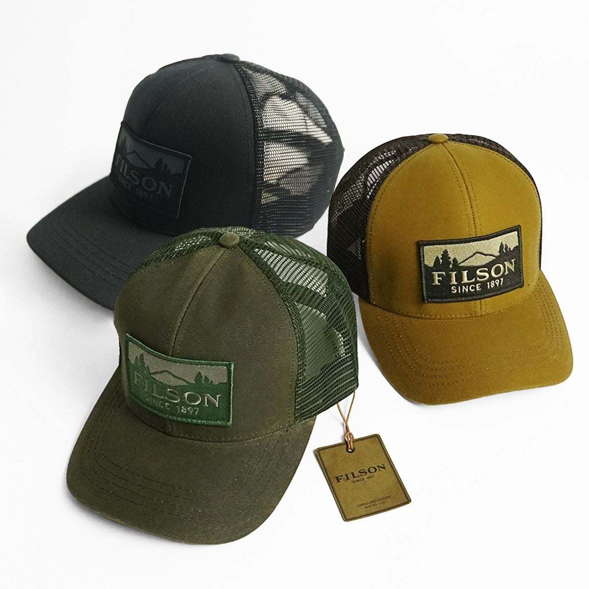 USA製 フィルソン ロガーメッシュキャップ ブラック ティンクロス FILSON／LOGGER MESH CAP -Black- | CALIFORNIA HA