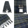 バブアーBarbourタータンラムズウールスカーフ