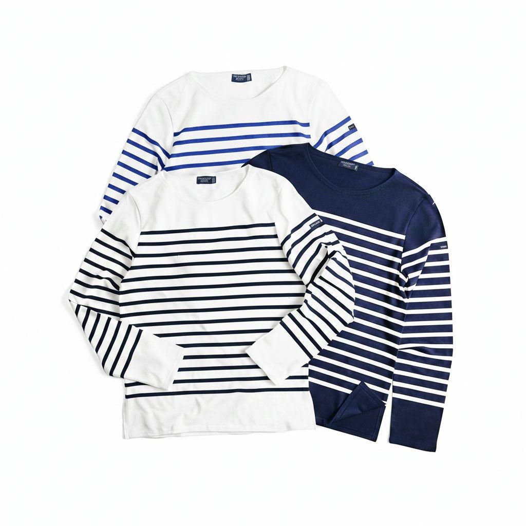 セントジェームス SAINT JAMES バスクシャツ ナバル BIG SIZE | Jalana