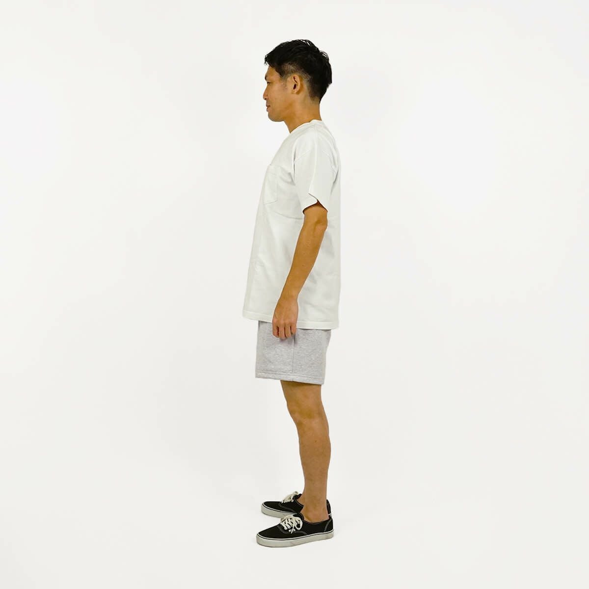 ロサンゼルスアパレルLOSANGELESAPPARELHF0214オンスヘビーフリーススウェットショーツ｜ショートパンツメンズアメリカ製裏起毛ウエストはゴム股下短め14ozヘビーオンスロスアパショーツグレーブラックネイビーサイズSML