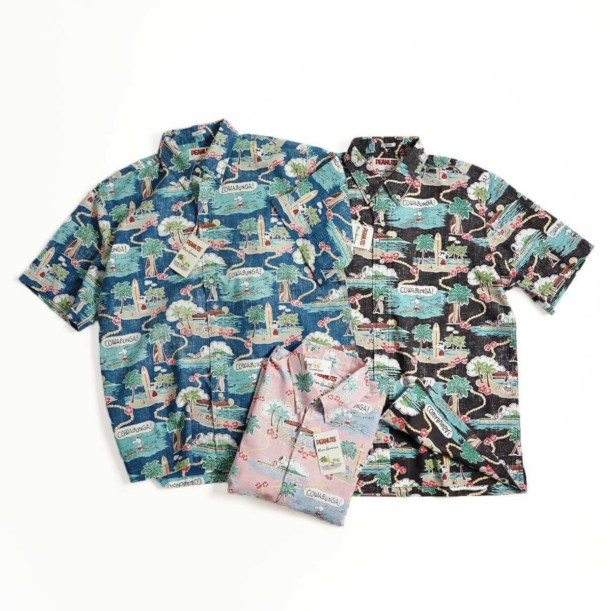 レインスプーナー × ピーナッツ REYN SPOONER X PEANUTS 半袖 アロハ
