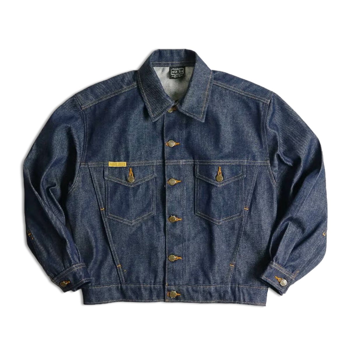 プリズンブルース PRISON BLUES デニムウエスタンジャケット リジッド