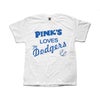 ピンクスホットドッグスPINK’SHOTDOGS半袖Tシャツピンクスラブズドジャーズ