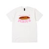 ピンクスホットドッグスPINK’SHOTDOGS半袖Tシャツ別注ピンクスフロントプリント（メンズS-XXL海外買い付けご当地）