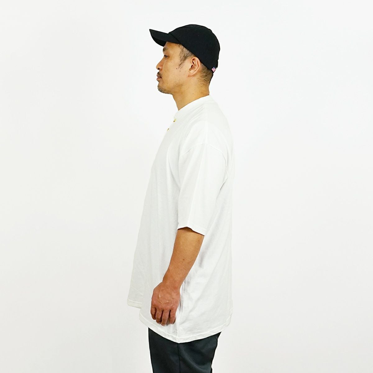ユニオンラインUNIONLINE別注半袖ヘンリーネックTシャツ