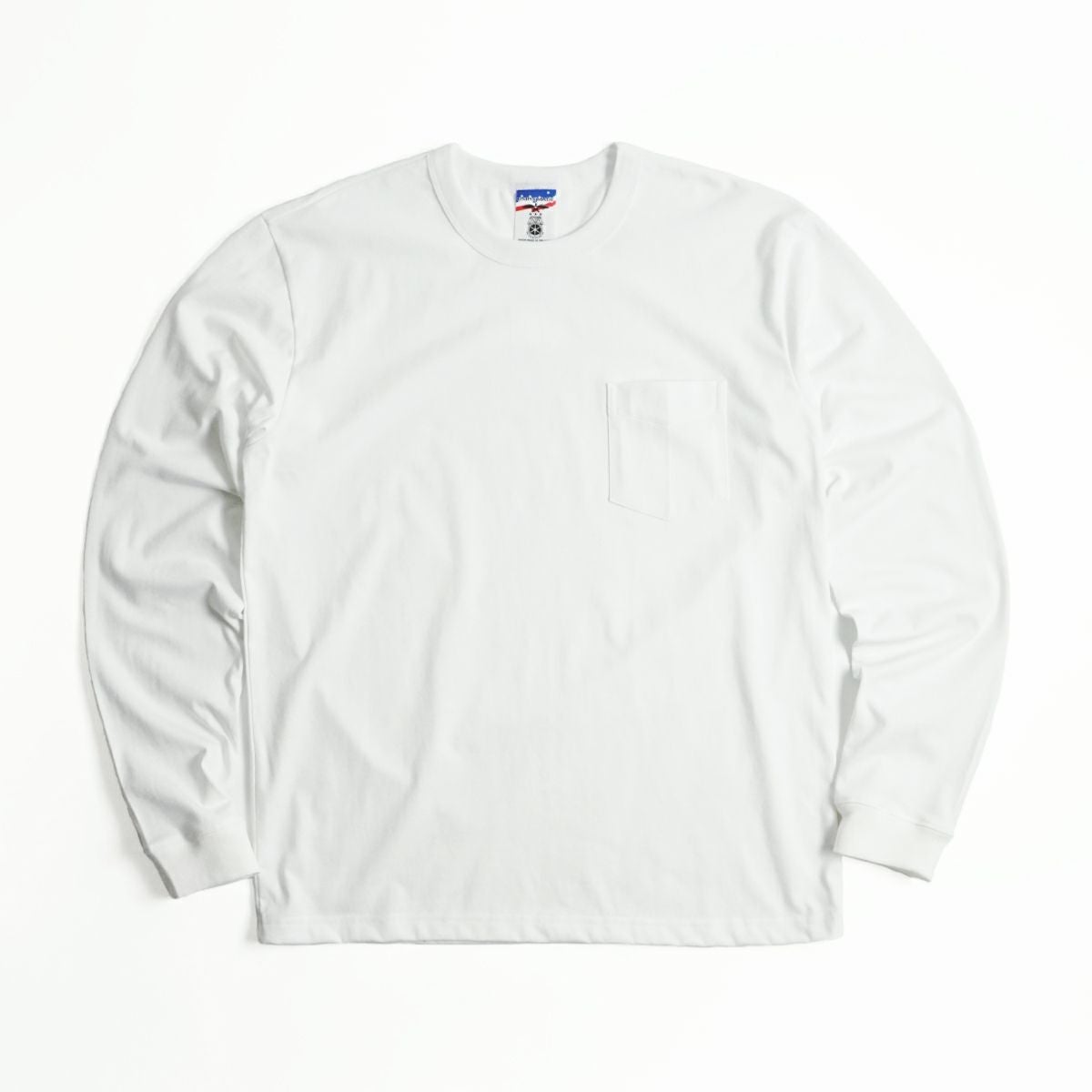 ベイサイドBAYSIDEJalana別注7オンス長袖バインダーネックポケットTシャツユニオンメイド