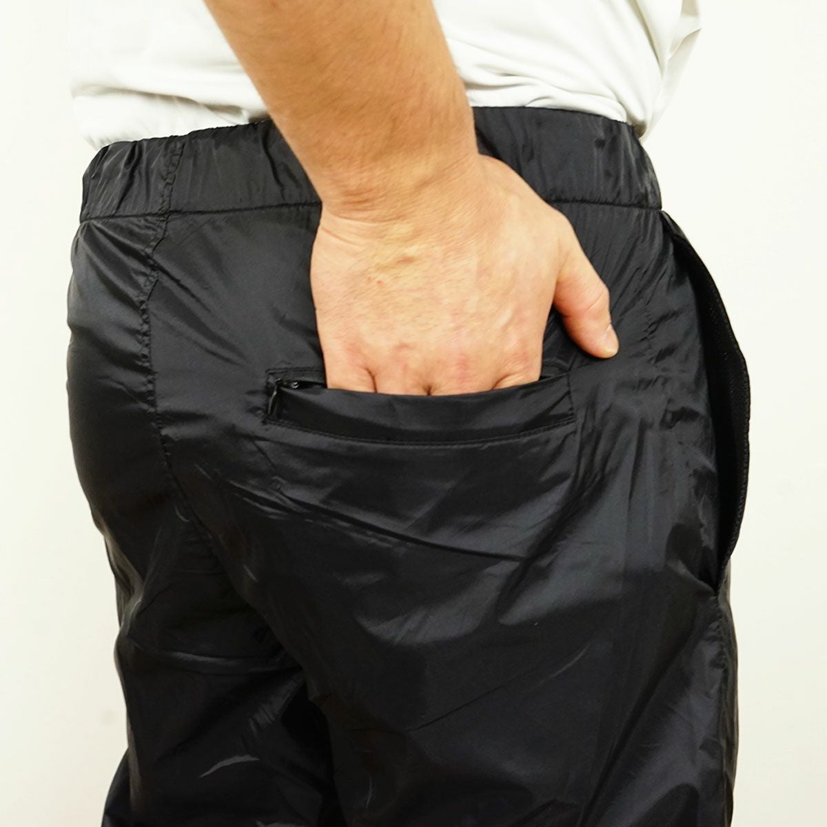 ビーマーBEIMARナイロンジョガーパンツメッシュライニング