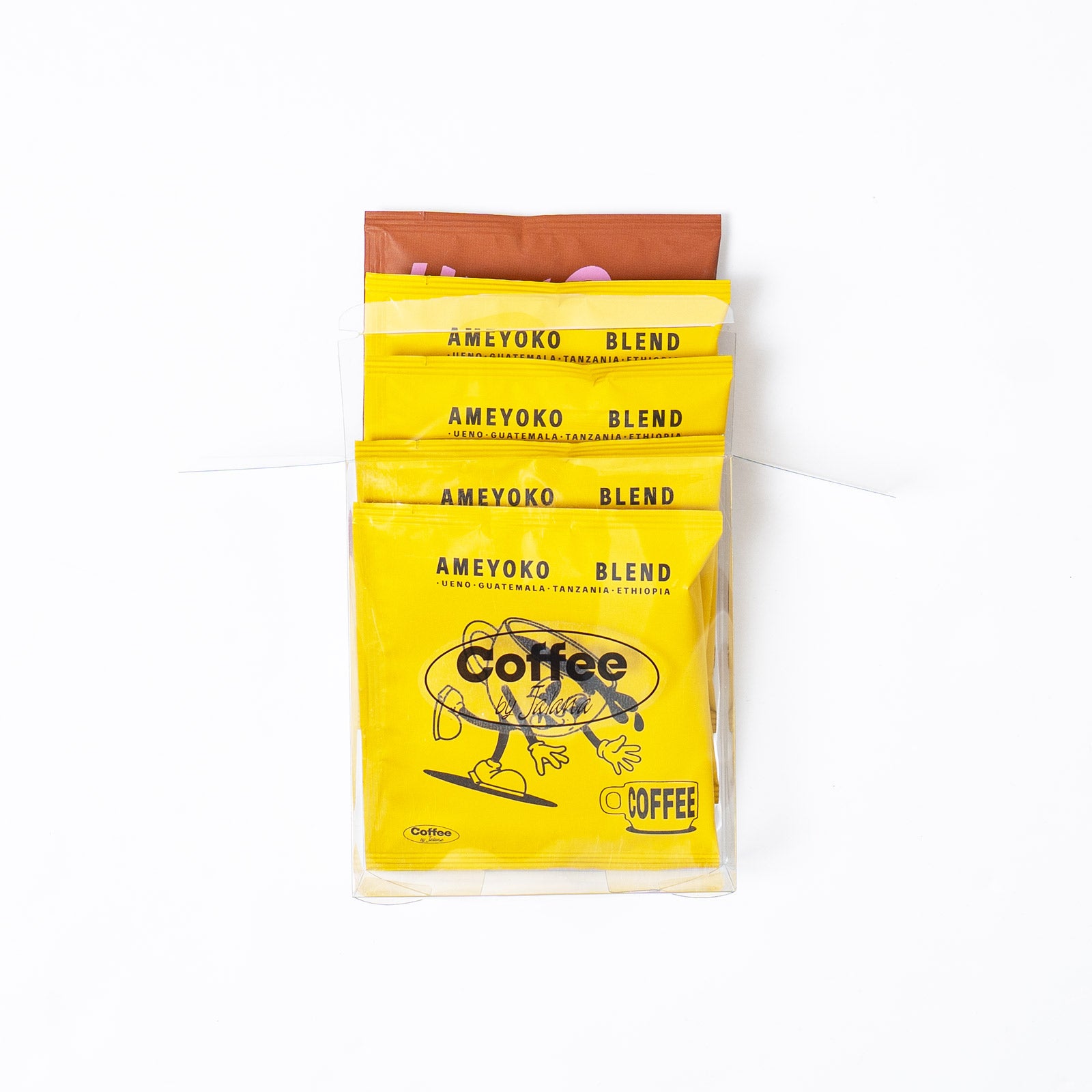 コーヒーバイジャラーナCoffeebyJalanaアメ横レギュラーコーヒードリップ5個セットオリジナルボックス付き