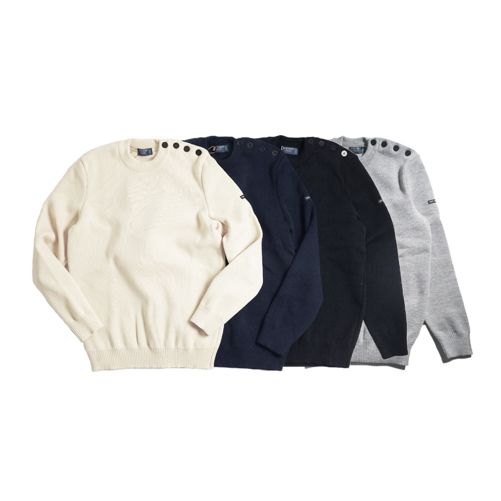 セントジェームス SAINT JAMES 肩ボタン セーター カンカル | Jalana