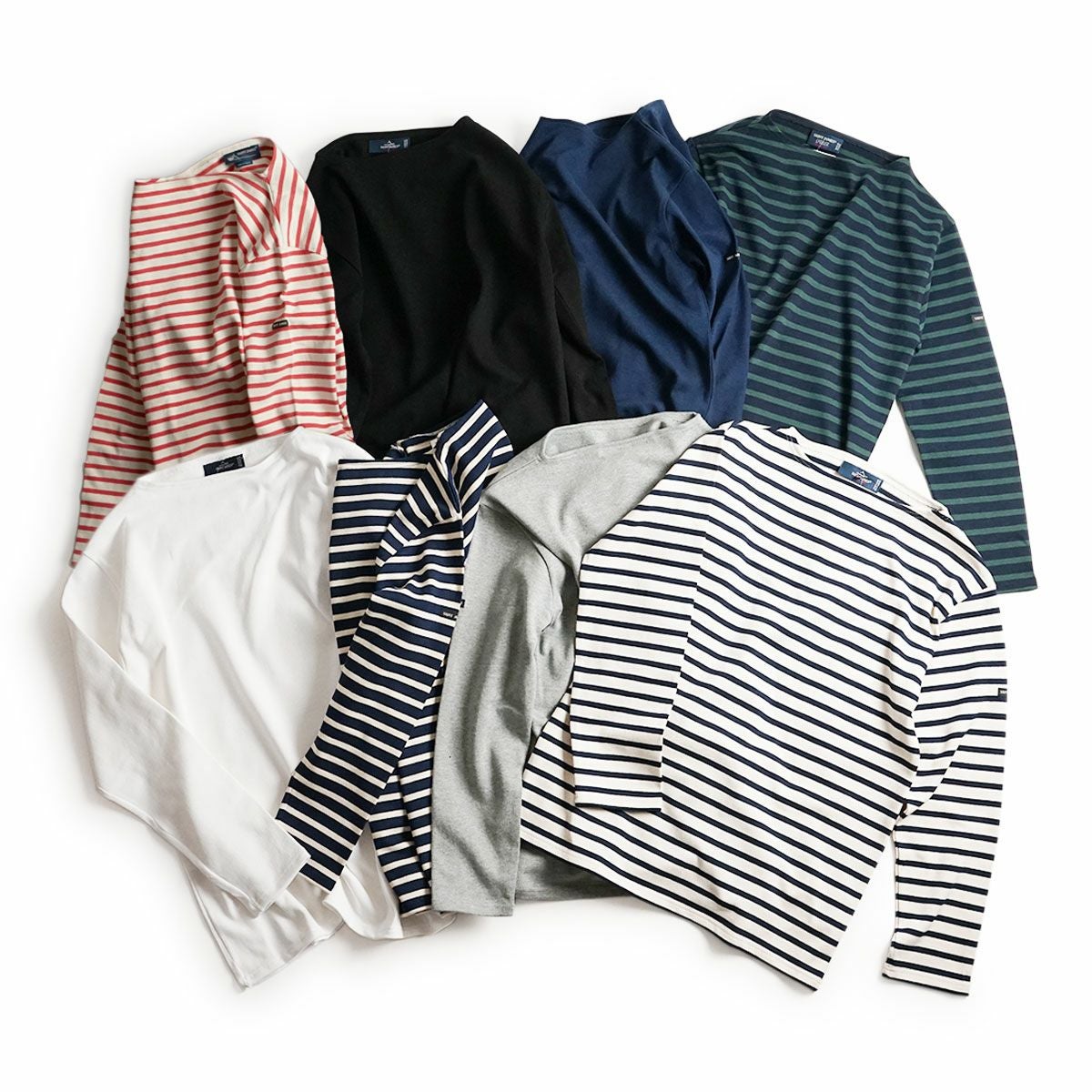 Saint James セントジェームス バスクシャツ ウエッソン T8 セントジェームス SAINT JAMES バスクシャツ ウエッソン 長袖 定番