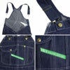 キーKEYデニムビブオーバーオール（273-41メンズ30-46インチ作業服作業着つなぎ12オンス）
