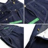 キーKEYデニムビブオーバーオール（273-41メンズ30-46インチ作業服作業着つなぎ12オンス）