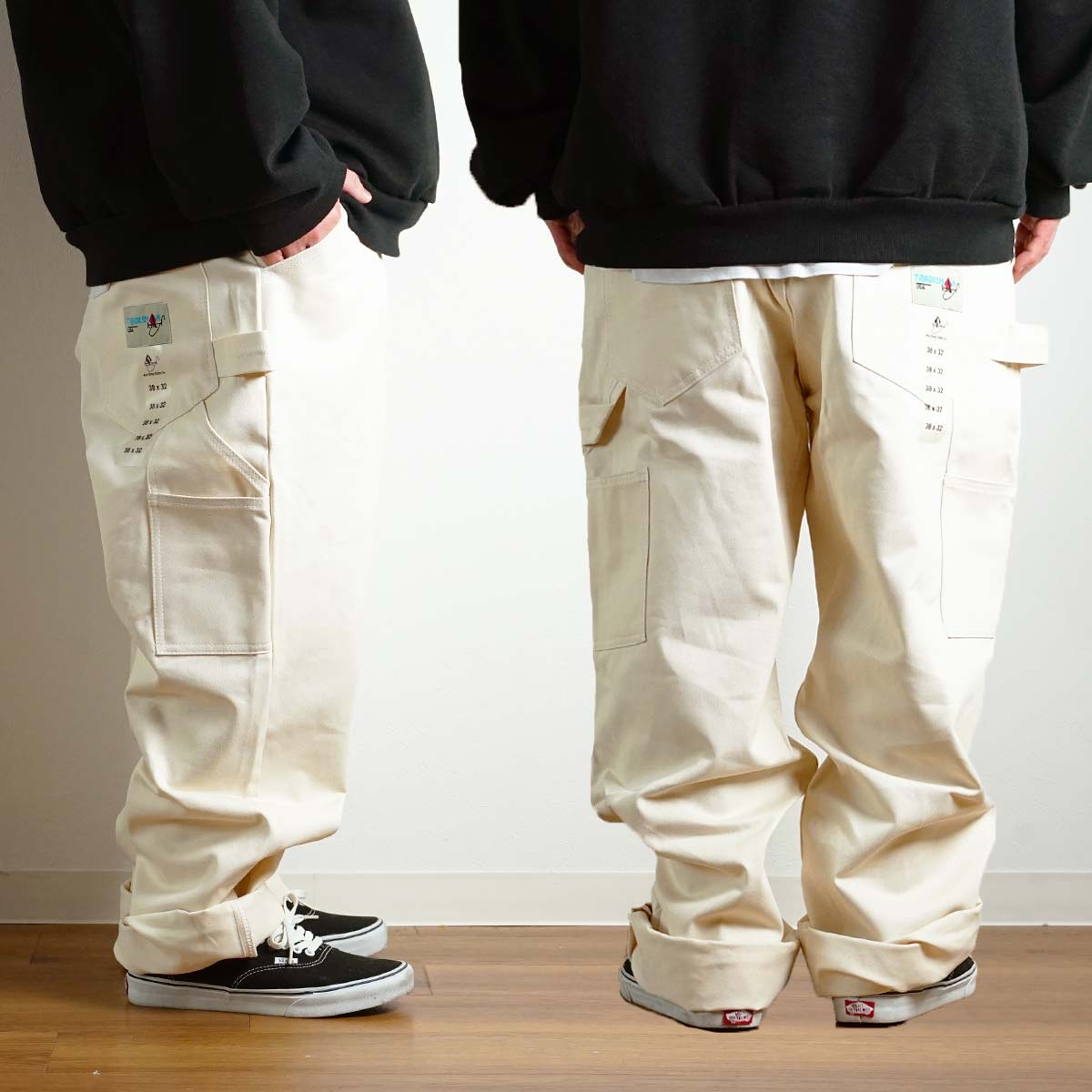 トレーズマンTRADESMANシングルニーペインターパンツ(メンズ30-42インチアメリカ製米国製ワークパンツ)