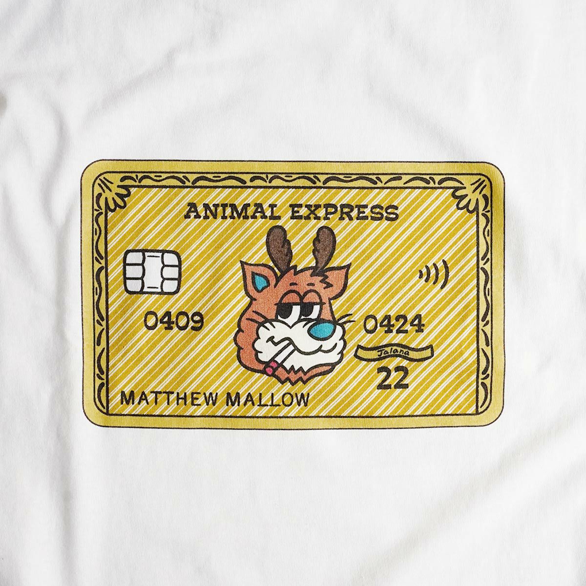 ウエノレジャークラブUENOLEISURECLUBマシューマローポップアップアニマルエクスプレス限定半袖Tシャツ（メンズレディースユニセックスS-XXLMATTHEWMALLOWCoffeebyJalanaギルダン)