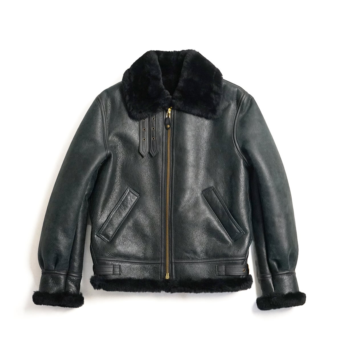 ショットSCHOTT257SB-3シープスキンボマージャケットBIGSIZE(ビッグサイズ大きいサイズアメリカ製米国製防寒B3ムートンボンバージャケット）