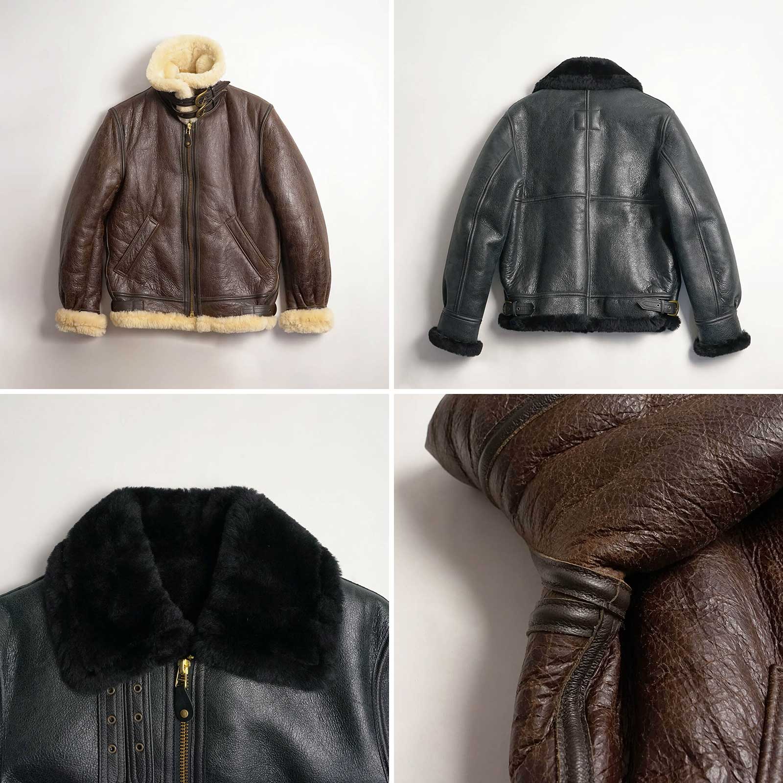 ショットSCHOTT257SB-3シープスキンボマージャケットBIGSIZE
