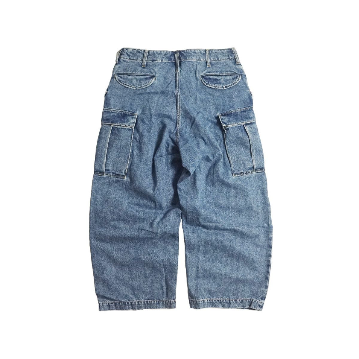 インプレストアIMPRESTOREフェスタ―デニムカーゴパンツインディゴヴィンテージウォッシュ