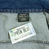 プリズンブルースPRISONBLUESデニムウエスタンジャケットオリジナルユーズドウォッシュオールドスクールブルー