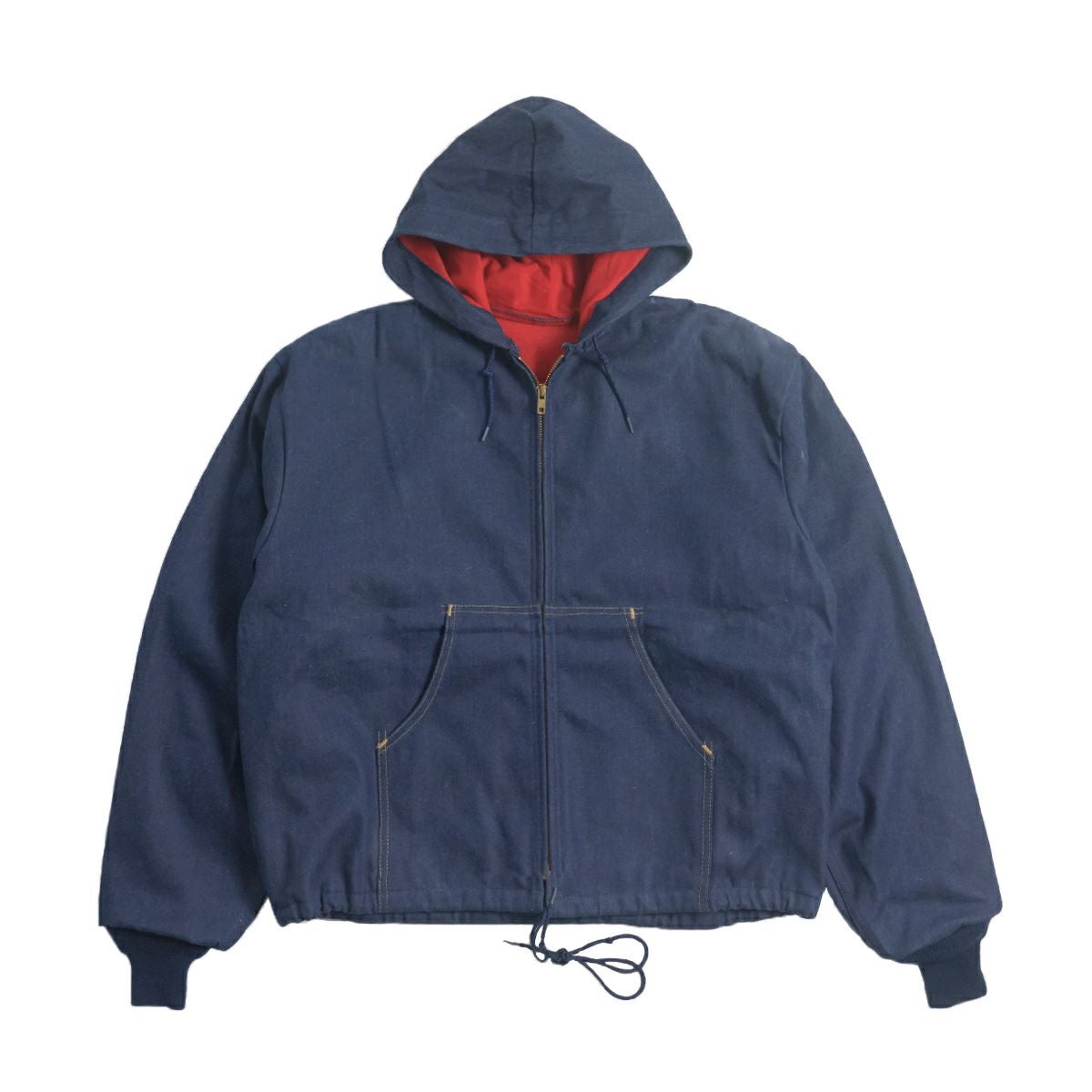 カーハート Carhartt 8HJ 100周年記念 デニムジップフードジャケット L