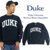 DUKEUNIVERSITYオフィシャルクルーネックカレッジスウェットチャンピオンリバースウィーブ