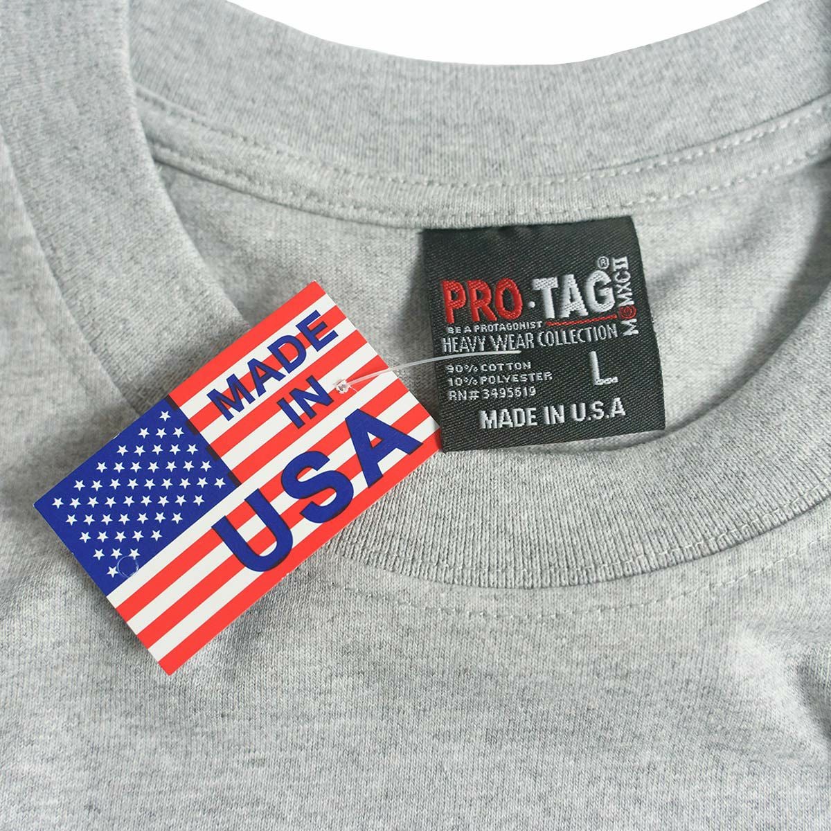 プロタグPRO-TAG9オンススーパーヘビーウエイトクルーネック長袖Tシャツビッグサイズ大きいサイズ